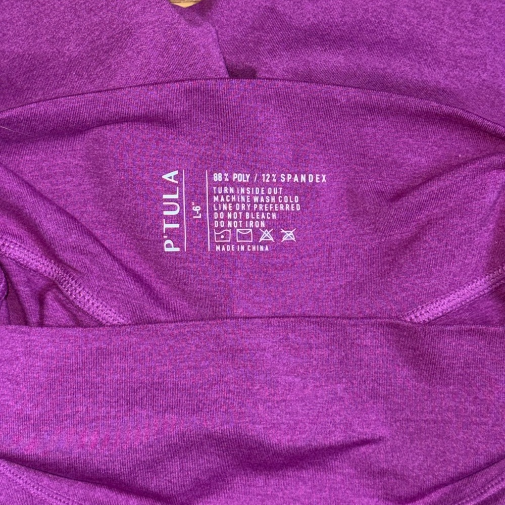 P’tula BAREPRO MVP Shorts 6” - Dahlia/Size L - Picture 3 of 3